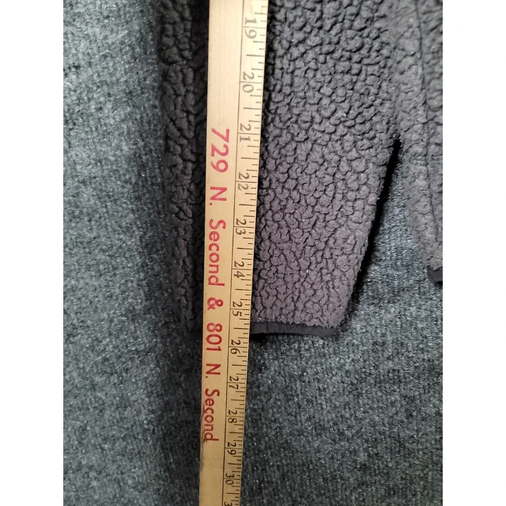 Patagonia Retro Pile 1/4 Zip Fleece Jacket Mens Medium Gray Pullover Sweater